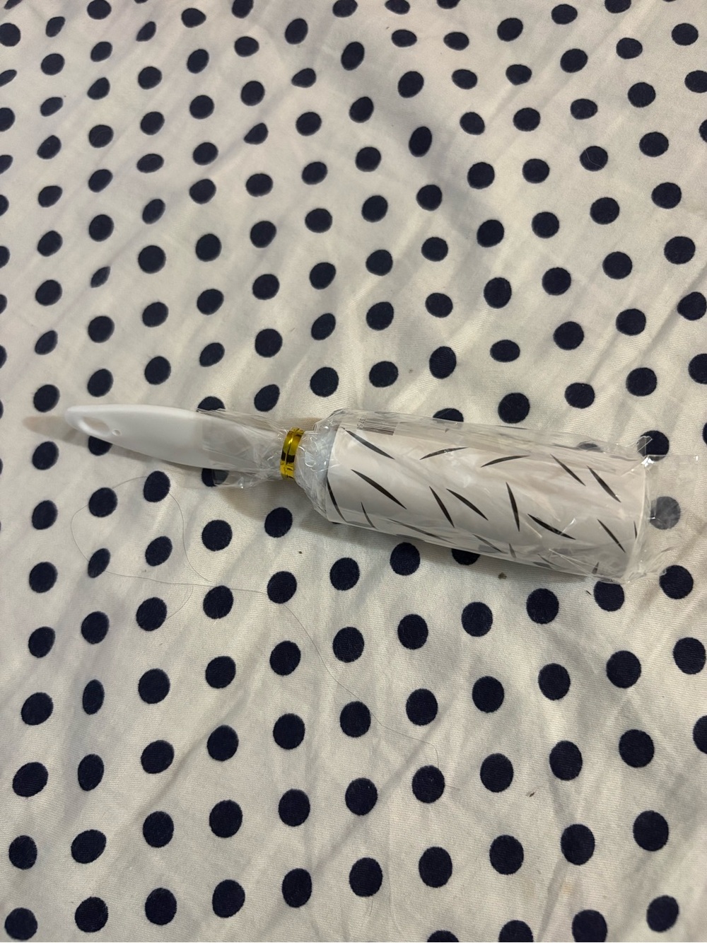 Unbranded Mini Lint Roller Variety- White & Black Line Print for 1 each
